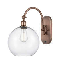 Innovations Lighting 918-1W-AC-G122-10 - Athens - 1 Light - 10 inch - Antique Copper - Adjustable - Sconce