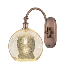 Innovations Lighting 918-1W-AC-G128-10 - Athens - 1 Light - 10 inch - Antique Copper - Adjustable - Sconce