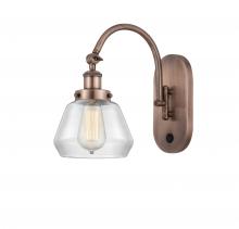 Innovations Lighting 918-1W-AC-G172 - Fulton - 1 Light - 7 inch - Antique Copper - Adjustable Swing Arm