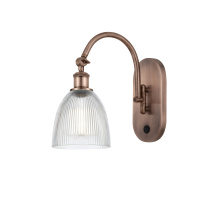 Innovations Lighting 918-1W-AC-G382 - Castile - 1 Light - 6 inch - Antique Copper - Sconce