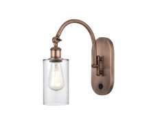 Innovations Lighting 918-1W-AC-G802 - Clymer - 1 Light - 4 inch - Antique Copper - Sconce