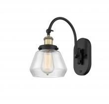 Innovations Lighting 918-1W-BAB-G172 - Fulton - 1 Light - 7 inch - Black Antique Brass - Adjustable Swing Arm