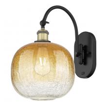 Innovations Lighting 918-1W-BAB-G481-10AM - Brookhaven Sphere - 1 Light - 11 inch - Black Antique Brass - Sconce