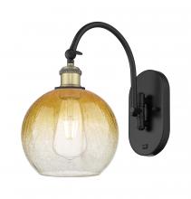 Innovations Lighting 918-1W-BAB-G483-8AM - Brookhaven Globe - 1 Light - 8 inch - Black Antique Brass - Sconce