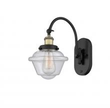 Innovations Lighting 918-1W-BAB-G534 - Oxford - 1 Light - 8 inch - Black Antique Brass - Adjustable Swing Arm