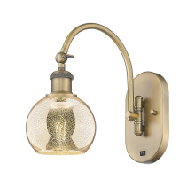 Innovations Lighting 918-1W-BB-G128-6 - Athens - 1 Light - 6 inch - Brushed Brass - Sconce