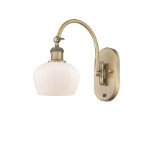 Innovations Lighting 918-1W-BB-G91 - Fenton - 1 Light - 7 inch - Brushed Brass - Sconce
