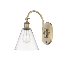 Innovations Lighting 918-1W-BB-GBC-82 - Berkshire Glass - 1 Light - 8 inch - Brushed Brass - Sconce