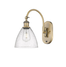 Innovations Lighting 918-1W-BB-GBD-754 - Bristol - 1 Light - 8 inch - Brushed Brass - Sconce