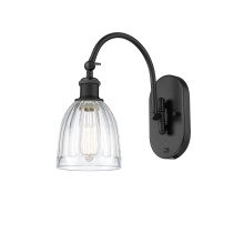 Innovations Lighting 918-1W-BK-G442 - Brookfield - 1 Light - 6 inch - Matte Black - Sconce
