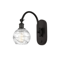 Innovations Lighting 918-1W-OB-G1213-6CL - Athens Deco Swirl - 1 Light - 6 inch - Oil Rubbed Bronze - Sconce
