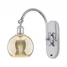 Innovations Lighting 918-1W-PC-G128-6 - Athens - 1 Light - 6 inch - Polished Chrome - Sconce