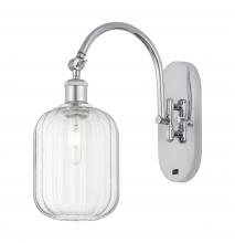 Innovations Lighting 918-1W-PC-G460-7CL - Preston Cylinder - 1 Light - 7 inch - Polished Chrome - Sconce