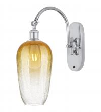 Innovations Lighting 918-1W-PC-G484-7AM - Brookhaven Flute - 1 Light - 7 inch - Polished Chrome - Sconce