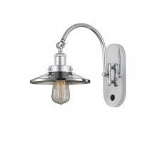 Innovations Lighting 918-1W-PC-M7 - Railroad - 1 Light - 8 inch - Polished Chrome - Adjustable Swing Arm