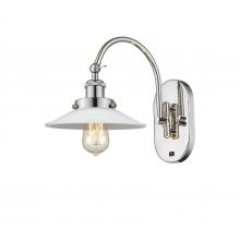 Innovations Lighting 918-1W-PN-G1 - Halophane - 1 Light - 9 inch - Polished Nickel - Adjustable Swing Arm