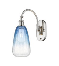 Innovations Lighting 918-1W-PN-G480-6SB - Brookhaven Almond - 1 Light - 6 inch - Polished Nickel - Sconce