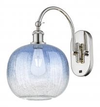 Innovations Lighting 918-1W-PN-G481-10SB - Brookhaven Sphere - 1 Light - 11 inch - Polished Nickel - Sconce