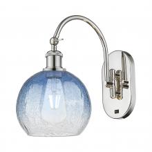 Innovations Lighting 918-1W-PN-G483-8SB - Brookhaven Globe - 1 Light - 8 inch - Polished Nickel - Sconce