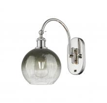 Innovations Lighting 918-1W-PN-G483-8SL - Brookhaven Globe - 1 Light - 8 inch - Polished Nickel - Sconce