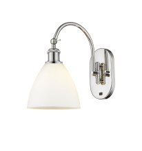 Innovations Lighting 918-1W-PN-GBD-751 - Bristol - 1 Light - 8 inch - Polished Nickel - Sconce