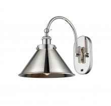 Innovations Lighting 918-1W-PN-M10-PN - Briarcliff - 1 Light - 10 inch - Polished Nickel - Adjustable Swing Arm
