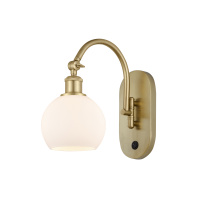 Innovations Lighting 918-1W-SG-G121-6 - Athens - 1 Light - 6 inch - Satin Gold - Sconce