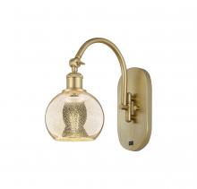 Innovations Lighting 918-1W-SG-G128-6 - Athens - 1 Light - 6 inch - Satin Gold - Sconce
