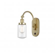 Innovations Lighting 918-1W-SG-G312 - Dover - 1 Light - 5 inch - Satin Gold - Adjustable Swing Arm