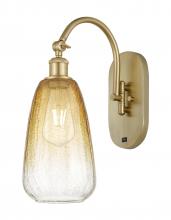 Innovations Lighting 918-1W-SG-G480-6AM - Brookhaven Almond - 1 Light - 6 inch - Satin Gold - Sconce