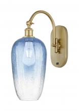 Innovations Lighting 918-1W-SG-G484-7SB - Brookhaven Flute - 1 Light - 7 inch - Satin Gold - Sconce