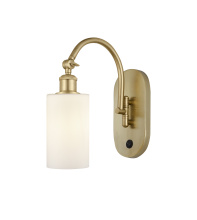 Innovations Lighting 918-1W-SG-G801 - Clymer - 1 Light - 4 inch - Satin Gold - Sconce