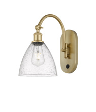 Innovations Lighting 918-1W-SG-GBD-754 - Bristol - 1 Light - 8 inch - Satin Gold - Sconce