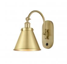 Innovations Lighting 918-1W-SG-M13-SG - Appalachian - 1 Light - 8 inch - Satin Gold - Adjustable Swing Arm