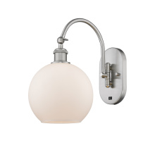 Innovations Lighting 918-1W-SN-G121-8 - Athens - 1 Light - 8 inch - Brushed Satin Nickel - Sconce