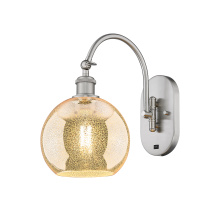 Innovations Lighting 918-1W-SN-G128-8 - Athens - 1 Light - 8 inch - Brushed Satin Nickel - Sconce