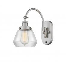 Innovations Lighting 918-1W-SN-G172 - Fulton - 1 Light - 7 inch - Brushed Satin Nickel - Adjustable Swing Arm