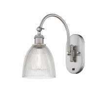 Innovations Lighting 918-1W-SN-G382 - Castile - 1 Light - 6 inch - Brushed Satin Nickel - Sconce