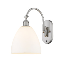 Innovations Lighting 918-1W-SN-GBD-91 - Bristol - 1 Light - 9 inch - Brushed Satin Nickel - Sconce