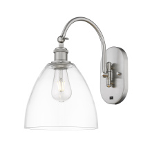 Innovations Lighting 918-1W-SN-GBD-92 - Bristol - 1 Light - 9 inch - Brushed Satin Nickel - Sconce