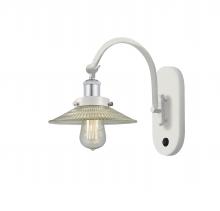 Innovations Lighting 918-1W-WPC-G2 - Halophane - 1 Light - 9 inch - White Polished Chrome - Adjustable Swing Arm