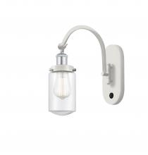 Innovations Lighting 918-1W-WPC-G312 - Dover - 1 Light - 5 inch - White Polished Chrome - Adjustable Swing Arm