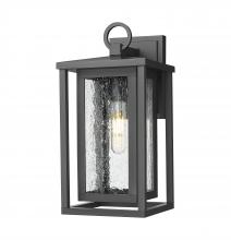 Innovations Lighting 9950-1W-BK-14-SDY - Ashland - 1 Light - 8 inch - Matte Black - Coastal Outdoor Sconce