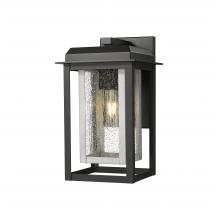 Innovations Lighting 9951-1W-BK-13-CG-SV-SDY - Mansfield - 1 Light - 8 inch - Black - Coastal Outdoor Sconce