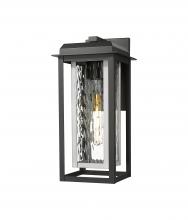 Innovations Lighting 9951-1W-BK-16-CG-SV-WG - Mansfield - 1 Light - 8 inch - Black - Coastal Outdoor Sconce