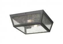 Innovations Lighting 9952-1F-BK-12-SDY - Madison - 2 Light - 12 inch - Matte Black - Coastal Outdoor Flush Mount