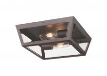 Innovations Lighting 9952-1F-BZ-12-CL - Madison - 2 Light - 12 inch - Bronze - Coastal Outdoor Flush Mount