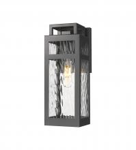 Innovations Lighting 9953-1W-BK-13-WG - Ridgeway - 1 Light - 5 inch - Matte Black - Coastal Outdoor Sconce