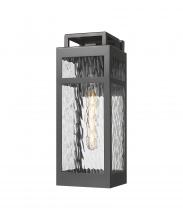 Innovations Lighting 9953-1W-BK-15-WG - Ridgeway - 1 Light - 6 inch - Matte Black - Coastal Outdoor Sconce