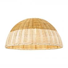 Innovations Lighting NBD2-16-NAT - Bristol Natural II - 16 inch - Natural Fiber Shade